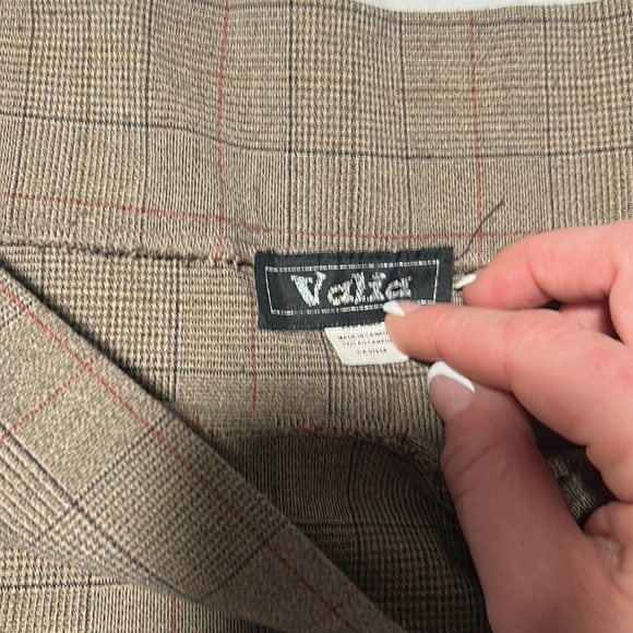 Like new- Burberry style plaid mini with lace - Picture 3 of 3